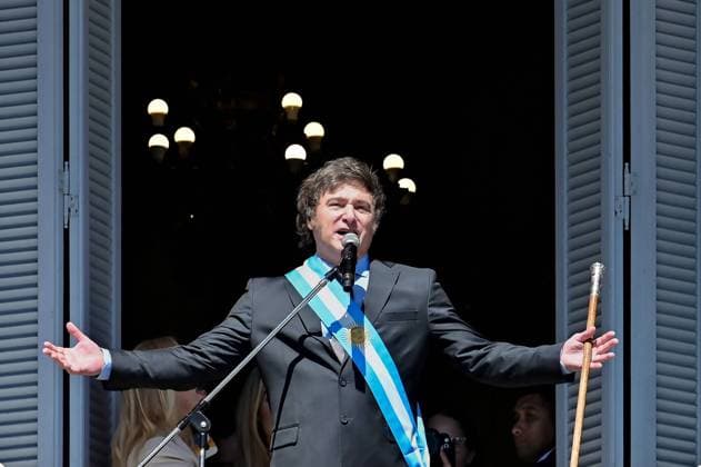 Argentina: President Javier Milei halves number of ministries, archive images
