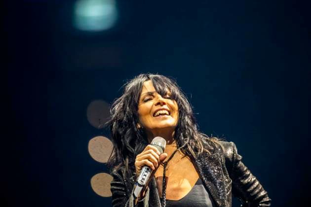 Nena is undergoing surgery following a fall and has cancelled concerts at short notice; archive photos