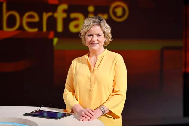 Brigitte Büscher leaves Hart aber fair - Archive pictures