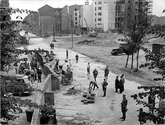 Construction of the Berlin Wall: 65th anniversary on 13 August