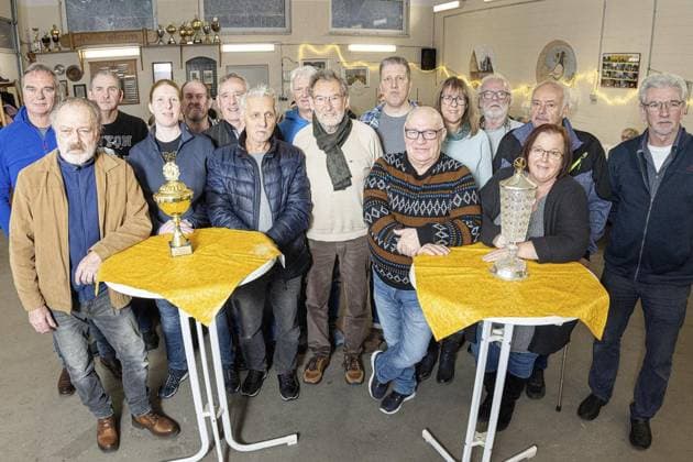 NRW, award ceremony of the pigeon fancier association Brieftauben Reisevereinigung Dinslaken