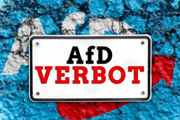 German parties, AfD ban, symbolic images