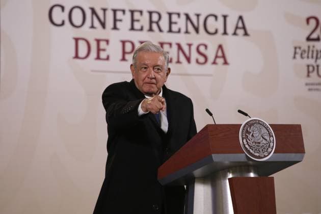 Mexico, President Andres Manuel Lopez Obrador Press conference in Mexico City