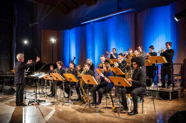 Jazz Orchestra of the Franz Liszt School of Music under the direction of Erik van Lier, concert in Weimar