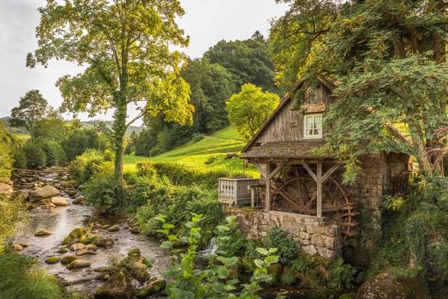 Calendar motifs: Watermills