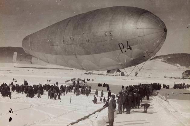 IMAGO International History, Archive, First World War, WWI, Italian war airships 1915-1918