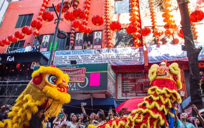 Mexico, Chinese New Year celebrations