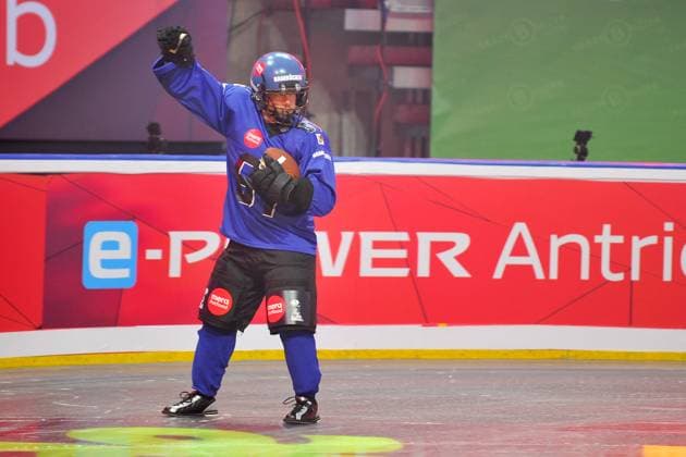 RTL event American Ice Football in Mannheim
