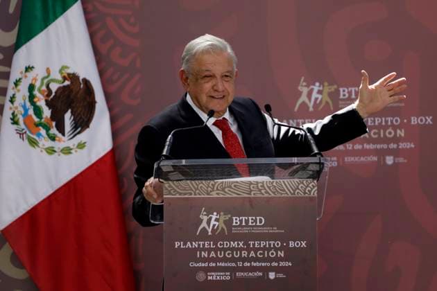 Mexico, Andres Manuel Lopez Obrador inaugurates education and sports centre in Mexico City