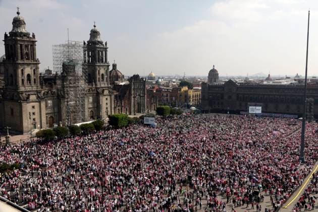 Mexico, March for Democracy in Mexico City