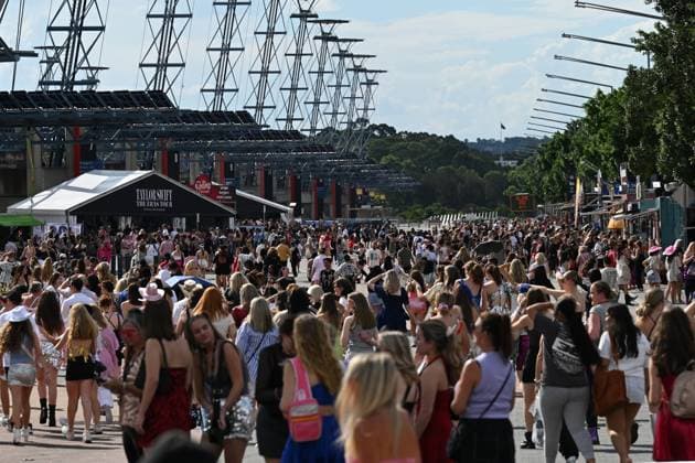 Australia, fans attend Taylor Swift concert in Sydney