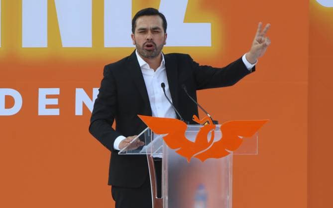 Presidential elections in Mexico, Jorge Alvarez Maynez speech in Mexico City
