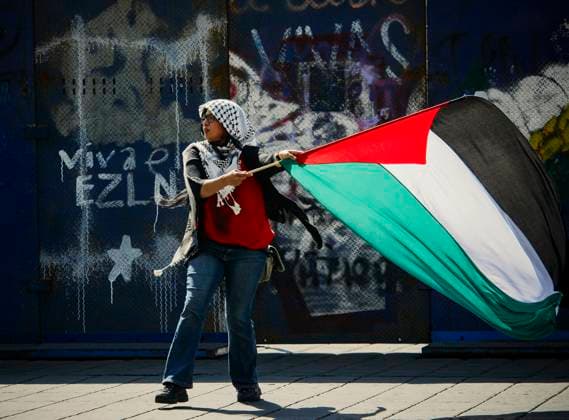 Mexico, Pro-Palestinian demonstration in Mexico City