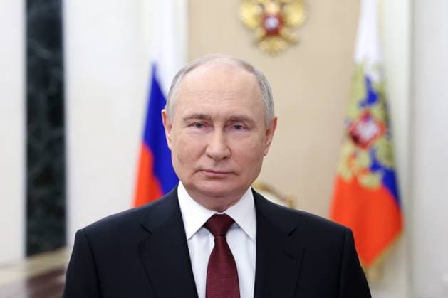 Russia, Vladimir Putin during the Znanie Award ceremony in Moscow