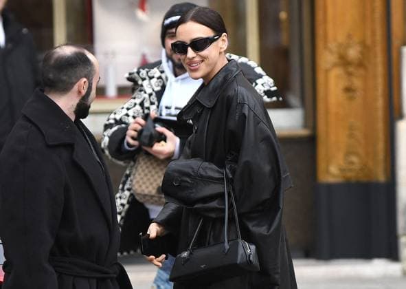 Model Irina Shayk in Paris