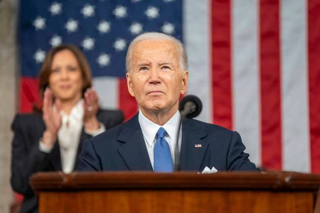 US elections, President Joe Biden decides not to run again, archive images