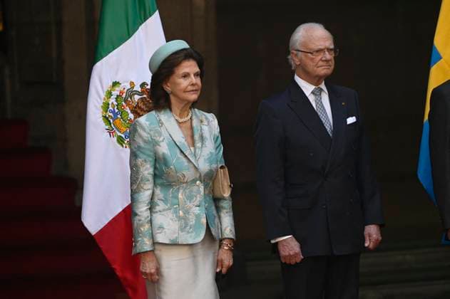 Swedish royal couple Carl Gustaf and Silvia visit Mexico