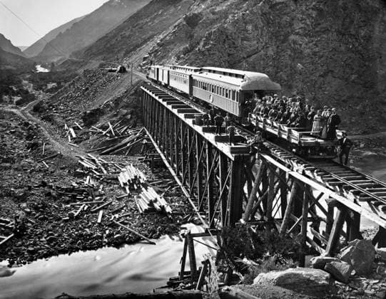 IMAGO International History, Andrew J. Russell Archive, Railway construction in the western USA 1860-1870