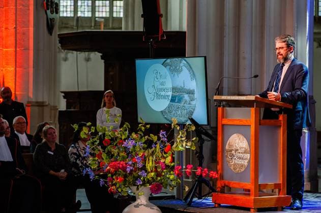 Netherlands, award of the Treaties of Nijmegen Medal to Eliot Higgins