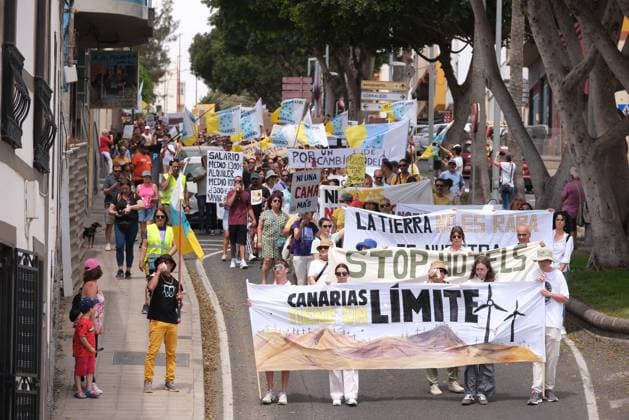 Spain, protests against tourism model on Fuerteventura, Canary Islands