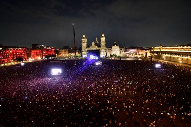 Interpol concert in Mexico City