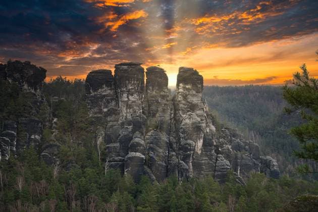 Calendar motifs: German national parks