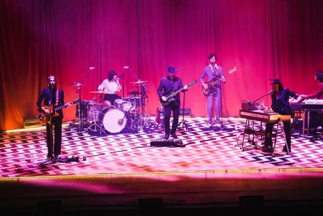 Music group Baustelle gives concert in Milan