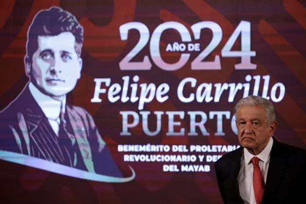 Mexico, Andres Manuel Lopez Obrador press conference in Mexico City