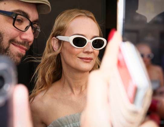 Cannes International Film Festival, Diane Kruger leaves the Majestic Hotel