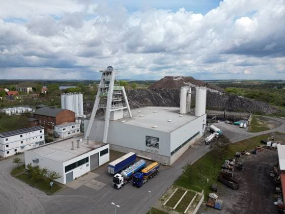 Grube Teutschenthal Sicherungs GmbH is insolvent, archive images