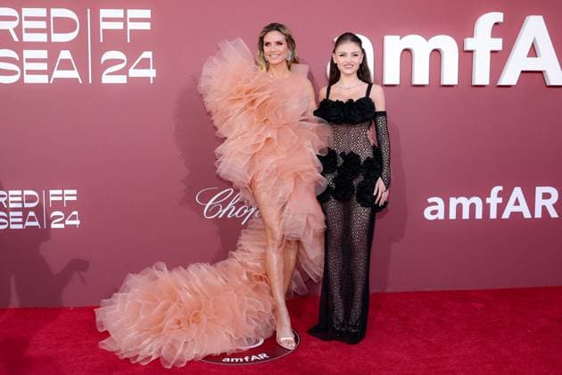 Cannes International Film Festival, Heidi and Leni Klum at the L Amour Ouf premiere