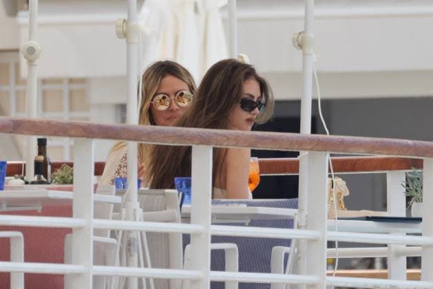 Cannes International Film Festival, Leni and Heidi Klum at the Eden Roc Hotel