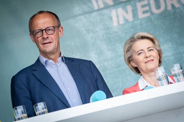 Bundestag election2025, Friedrich Merz and Europe, Archive images