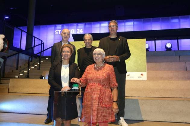 Dortmund, opening of special exhibition In Motion Art and Football at the DFB Football Museum