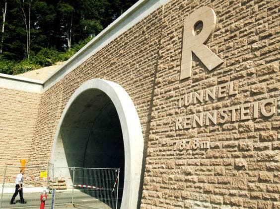 Opening of the Rennsteig tunnel, 20th anniversary on 5 July
