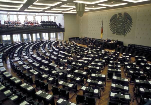 IMAGO History, German Bundestag, Conference venue Bundeshaus Bonn 1949-1986