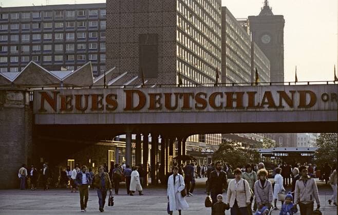 First issue of Neues Deutschland, 80th anniversary on 23 April