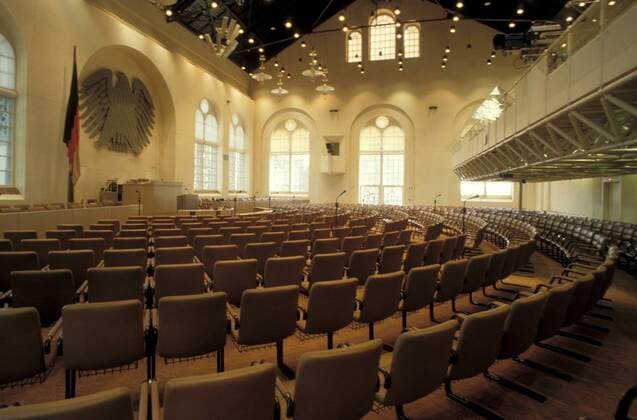 IMAGO History, German Bundestag, Conference venue Altes Wasserwerk Bonn 1986-1993