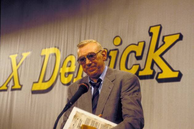 Farewell to the TV series Derrick , 25th anniversary on 16 October