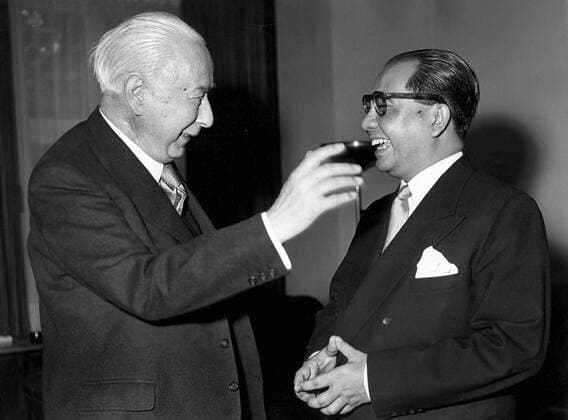 IMAGO History, German parties, FDP, Theodor Heuss first Federal President 1949