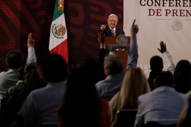 Mexico City, Andres Manuel Lopez Obrador press conference
