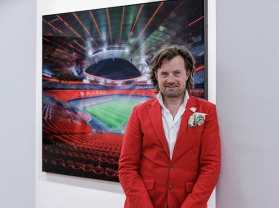 EURO 2024, photographer Michael von Hassel at the VIP preview of the Cathedrals exhibition in Düsseldorf