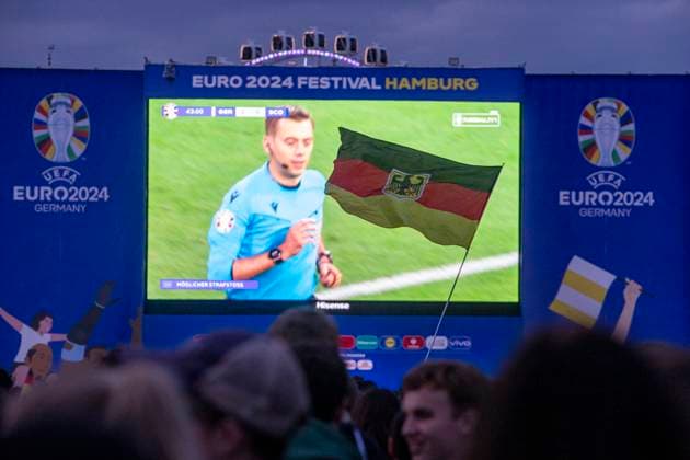 EURO 2024, Germany - Scotland, Public Viewing in Hamburg