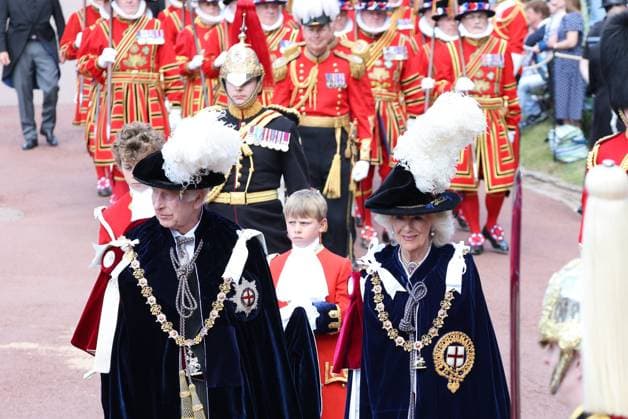 Royals around King Charles and Queen Camilla attend Garter Day service at Windsor Castle