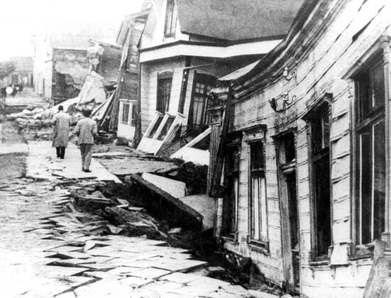 IMAGO International History, The most severe earthquakes, Chile, Valdivia 1960