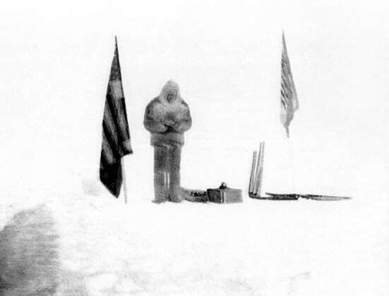 IMAGO International History, Arctic Expeditions, Robert Edwin Peary, doubts about the success of his North Pole expedition 1909