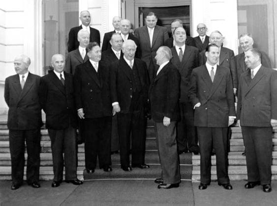 IMAGO History, German federal governments, Cabinet Adenauer II 1953-1957
