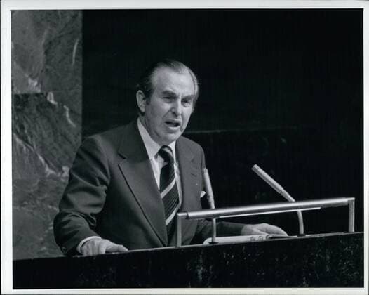 75 Years of the Founding of the State of Israel - Israeli Presidents, Chaim Herzog