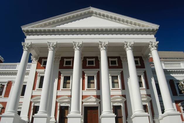 South African Parliament in Cape Town, archive pictures