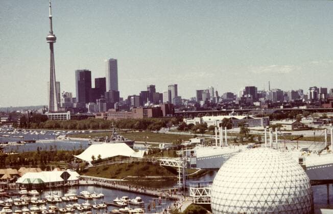 Opening of the CN Tower in Toronto, 50th anniversary on 26 June